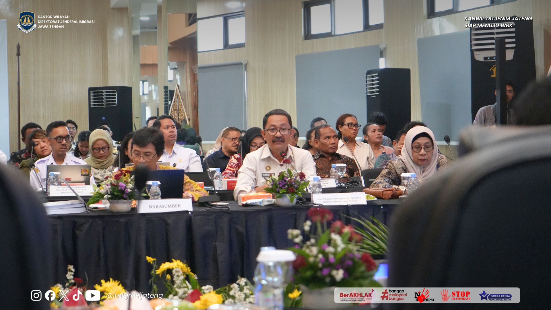 Perkuat Regulasi Hukum Perdata Internasional, Kanwil Ditjenim Jateng Ikuti Diskusi Publik Bersama Pansus DPR RI